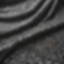 A close-up of traditional Ferace fabric showcasing intricate patterns and textures