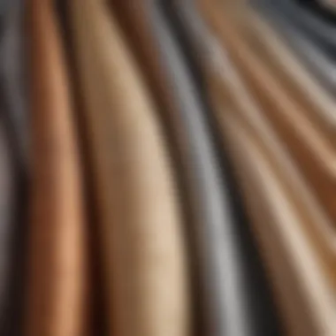 Variety of Luxurious Fabrics in Large Size Ferace Variety of luxurious fabrics used in large size ferace designs for comfort and elegance.