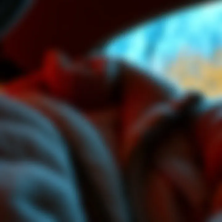 Cozy interior view of a plush jacket