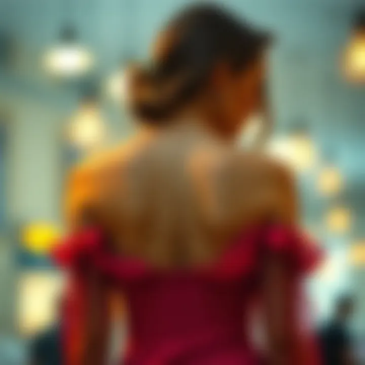 Flattering dress cuts for highlighted shoulders