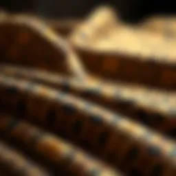 Textural characteristics of Garni fabric