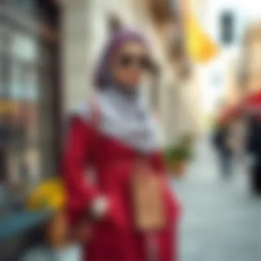 Vibrant color palette for modest fashion