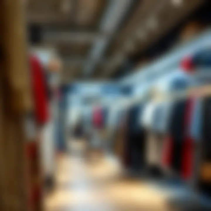 Diverse fashion styles showcased in a store