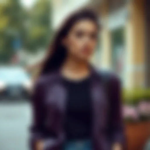 A stylish layered outfit featuring a shirt and t-shirt combination