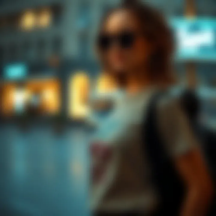 Trendy outfit showcasing modern shirt and t-shirt styles