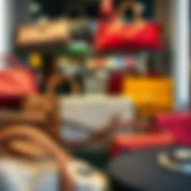 An array of handbags showcasing various price ranges