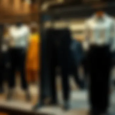 Fashion History of Black Trousers History of black fabric trousers displayed in a fashion timeline