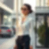Chic two-piece outfit showcasing modern design and elegance
