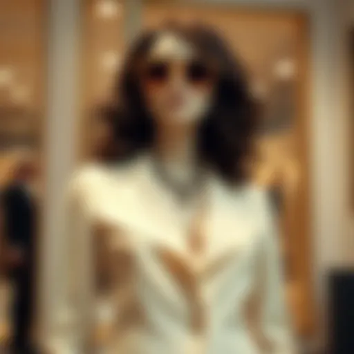 Stylish twin set outfit displayed elegantly on a mannequin