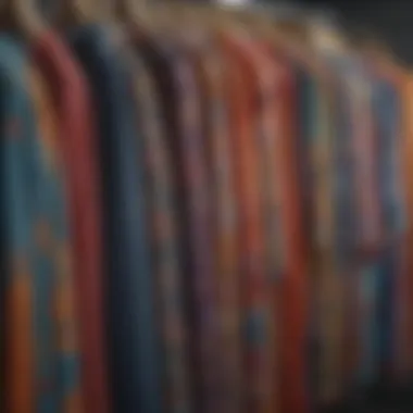 Diverse Fabrics of Climate Tunics Colorful climate tunics highlighting various fabric textures