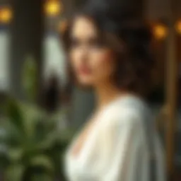 Elegant daily dress showcasing versatile styling options