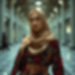 Elegant modest fashion attire showcasing cultural diversity