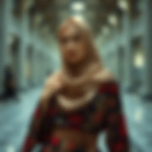 Elegant modest fashion attire showcasing cultural diversity