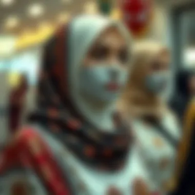 Contemporary Hijab Designs A collection of contemporary hijab designs reflecting modern trends