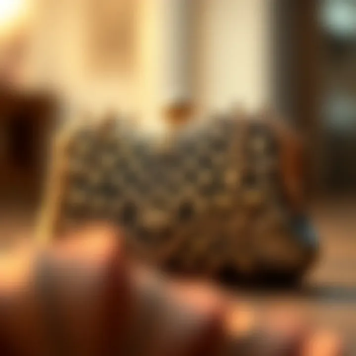 Sophisticated evening clutch with embellishments