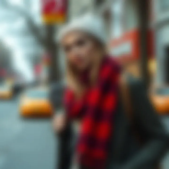 Stylish kapitoneli kap paired with seasonal attire