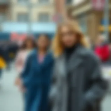 Diverse Styling Options for Wool Coats Diverse styling options for oversized wool coats in various colors