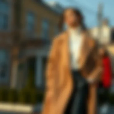 Effortless Style with Oversized Coats Elegant oversized coat draped gracefully over a stylish outfit