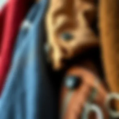 Exploring Fabric Types for Coats Close-up of various fabric types used in winter coats
