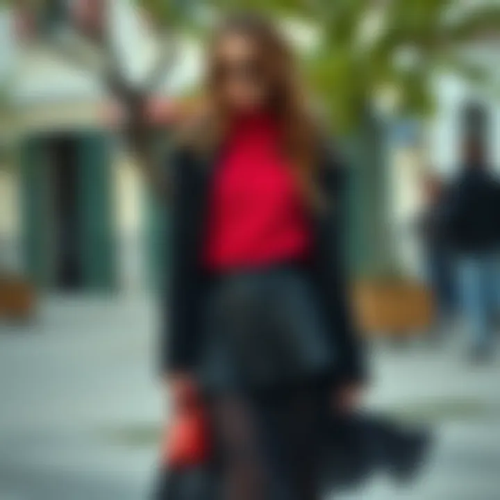 Trendy Combinations with Layered Skirts Trendy combinations with layered skirts