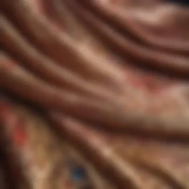 Quality Fabrics Used in Kayra Designs A close-up view of Kayra's fabric quality and crafting details.