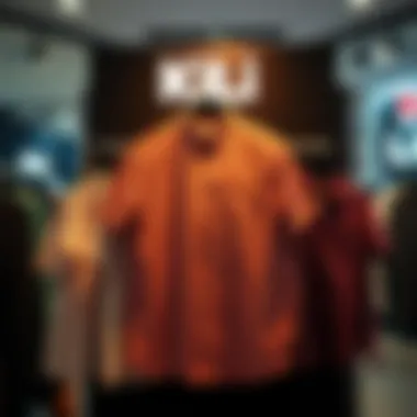Trendy Display of Kiğılı Shirts Trendy fashion display featuring Kiğılı shirts