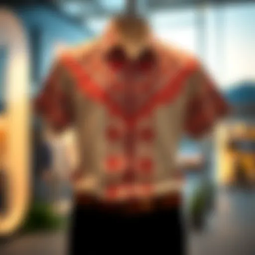 Stylish Kiğılı shirt displayed in a modern setting