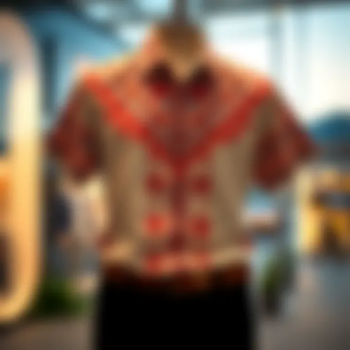 Stylish Kiğılı shirt displayed in a modern setting