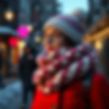 Winter Accessory Highlights Accessories complementing winter outfits