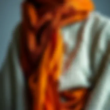 Textured Fabric Combinations Layered clothing showcasing fabric textures