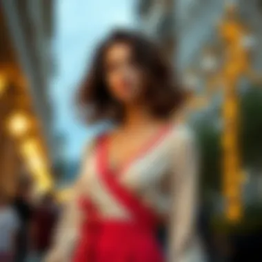 Fashionable outfit combinations featuring a crisscross dress