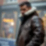 Luxurious lambskin jacket showcasing craftsmanship