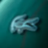 Lacoste logo showcasing brand identity