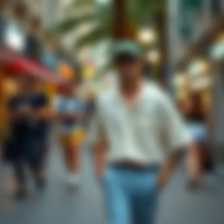 Lacoste's Cultural Influence in Street Fashion A street fashion scene influenced by Lacoste culture