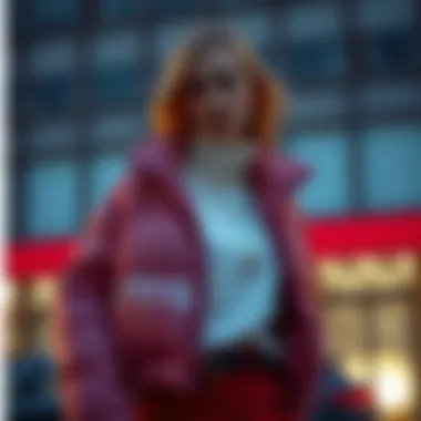 Layered Outfit with Chic Puffer Jacket Fashionable layered outfit featuring a chic puffer jacket