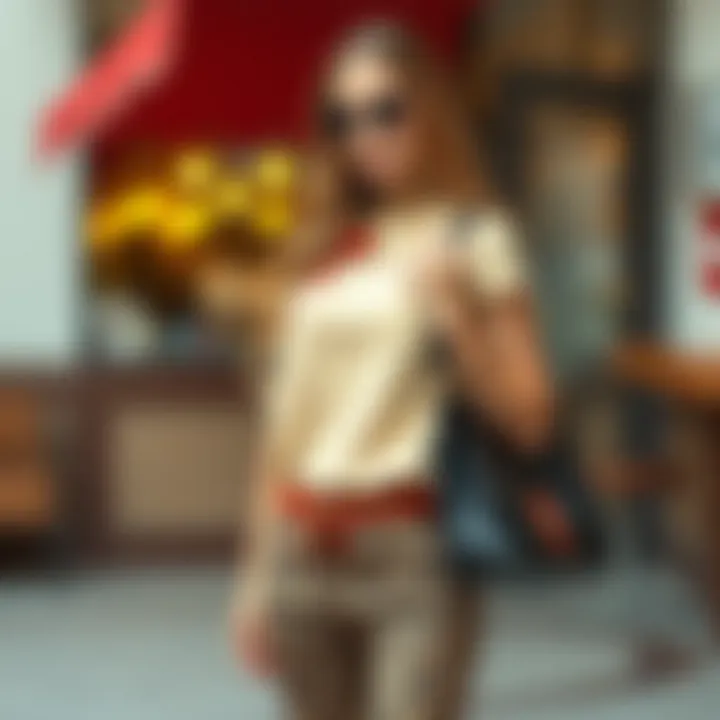 Trendy Outfit with Leopard Print Accents A stylish ensemble featuring leopard print and complementary colors