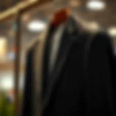 Care Tips for Your Sport Slim Fit Suit A well-maintained sport slim fit suit hanging on a stylish hanger