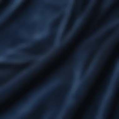 Blue Velvet Fabric Texture Detail shot of blue velvet fabric texture