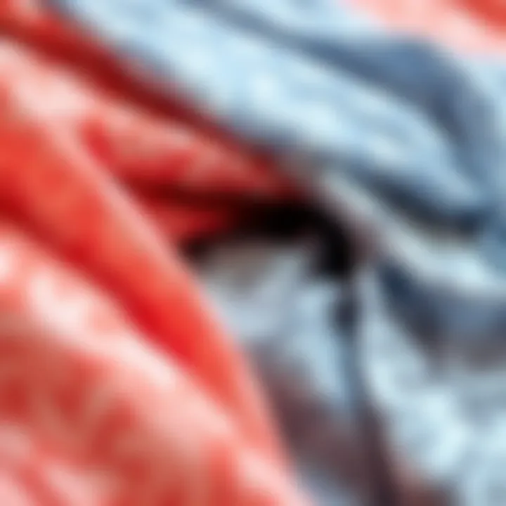 Variety of fabric swatches for designing lace dresses