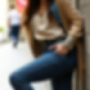 Layering Techniques with Mavi Jeans Fashionable layering techniques using Mavi high-waisted jeans