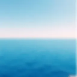 A stunning view of the deep blue Mediterranean Sea against a clear sky in Turkey.