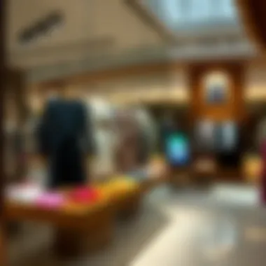 Stylish paltoi kaban displayed in a fashion boutique