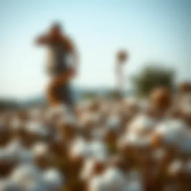 Sustainable cotton farming practices promoting eco-friendliness