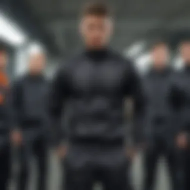 Practical features of parachute tracksuits highlighted