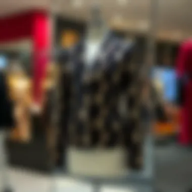Elegant sequin blazer jacket displayed on a mannequin