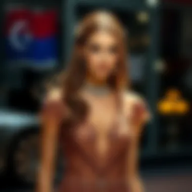 Sophisticated Materials for Evening Wear Sophisticated combination of materials for evening wear