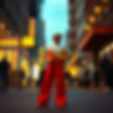 Contemporary trends in wide-leg pants