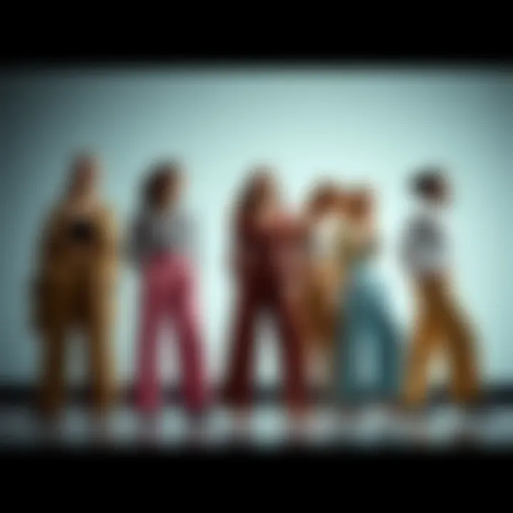 Historical evolution of wide-leg pants