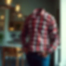 Classic checkered shirt design showcasing elegance