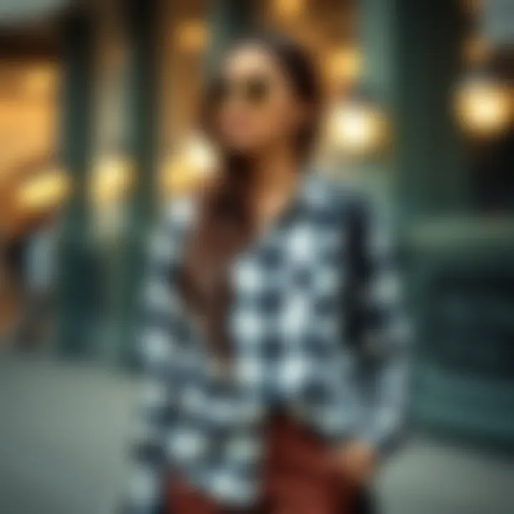 Stylish Outfit Combinations Stylish outfit combinations featuring checkered shirts